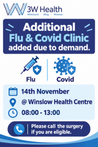 Additional Flu & Covid Clinic Information Poster