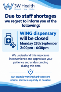 Wing Dispensary Closure